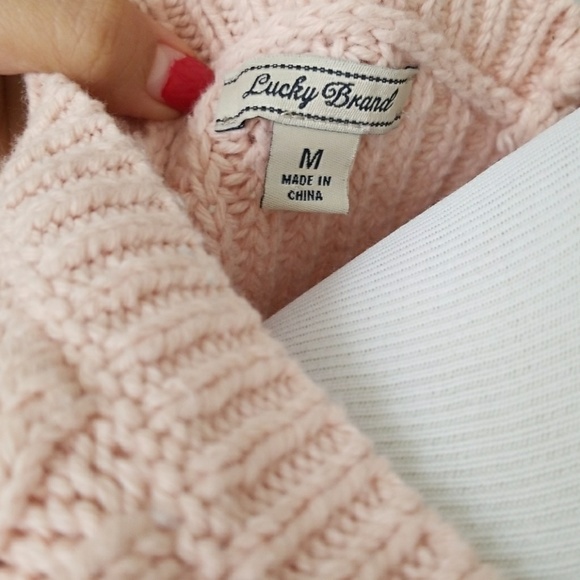 Lucky Brand Blush Knit Sweater - Picture 6 of 8